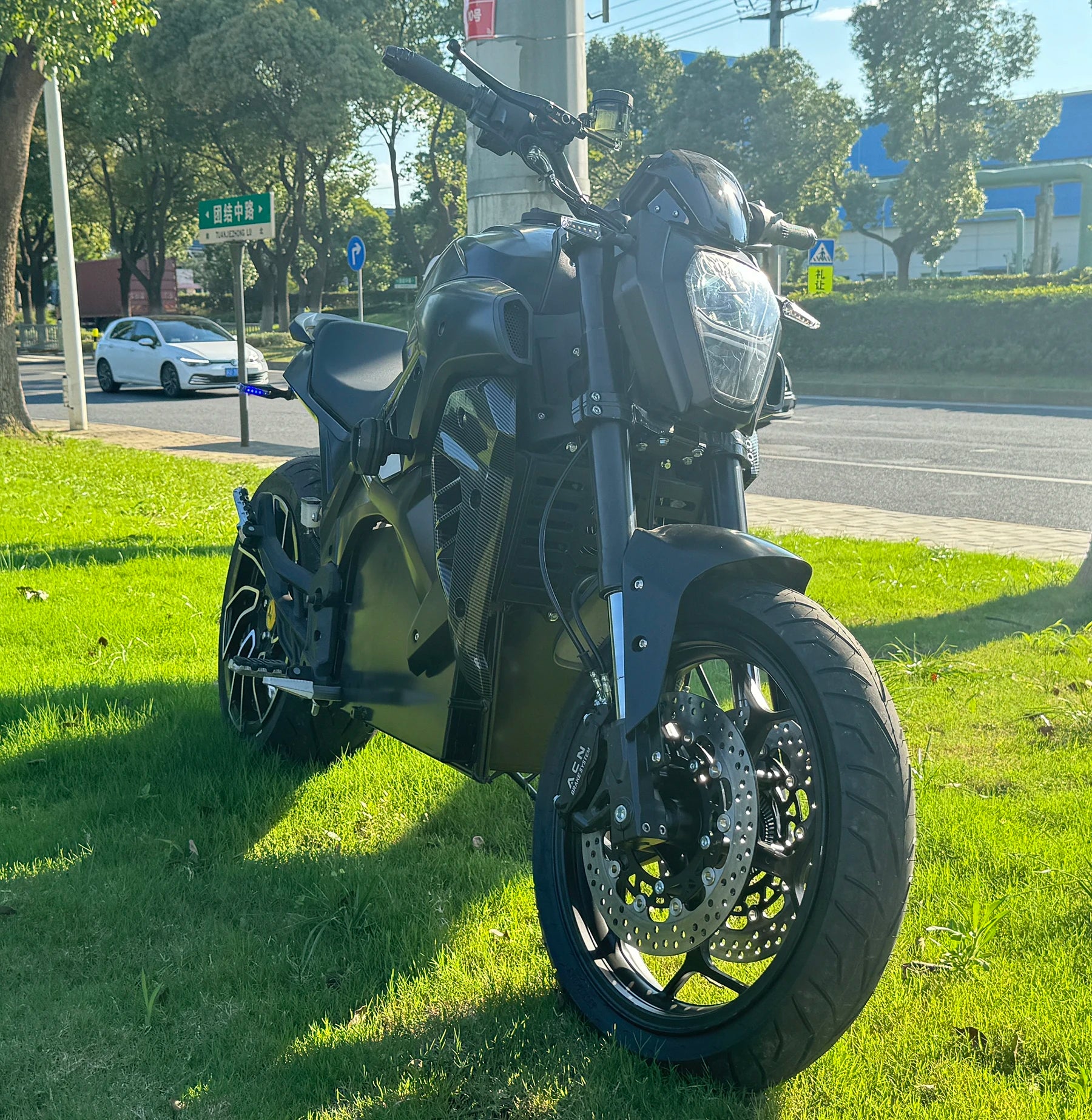 New Hot Selling Electric Racing Motorcycles 8000w Power Motor with Lithium Battery Adult Electric Motorcycle