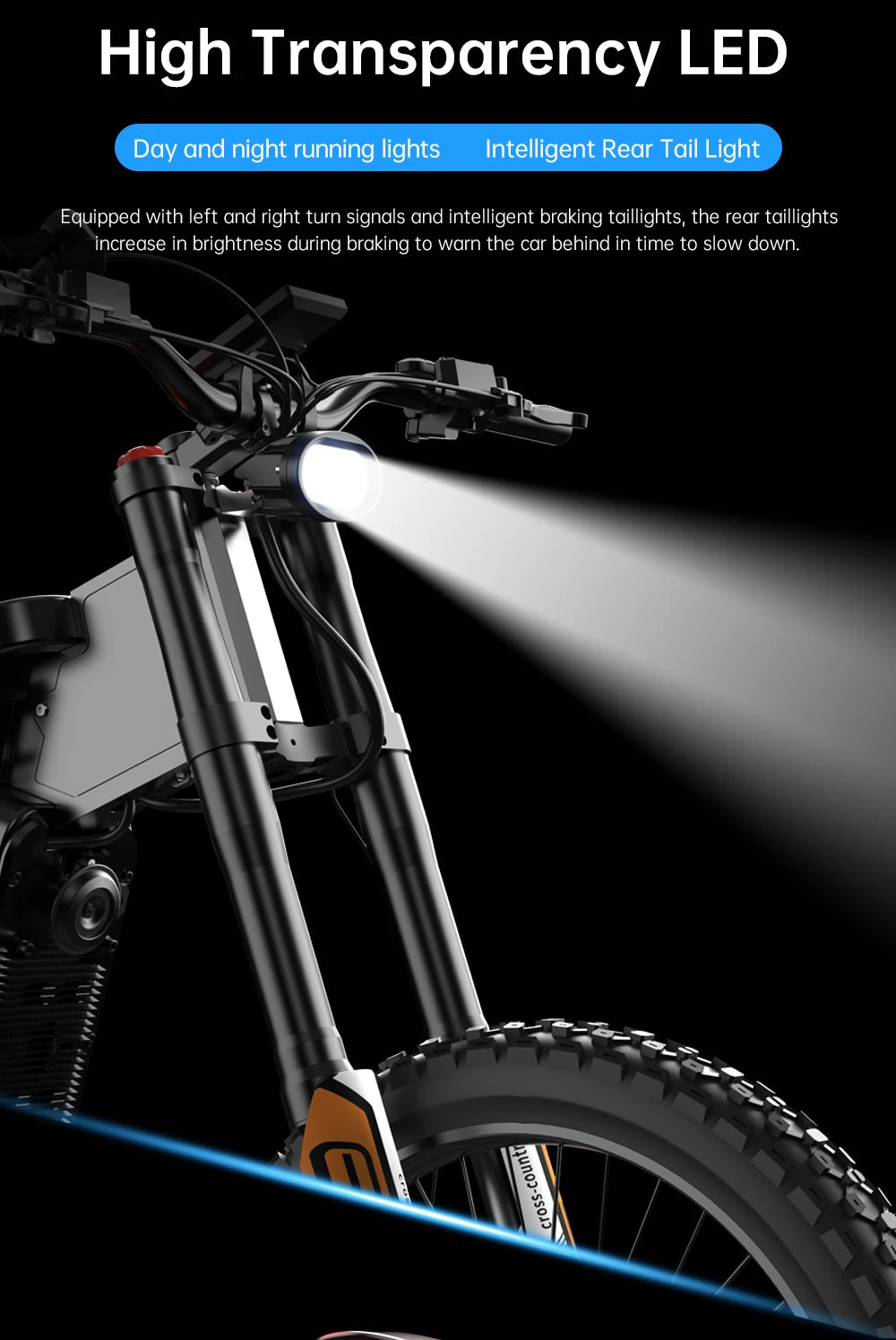 EKX X21 Max Electric Motorcycles 6000W Brushless Gearless Motors 60V30AH Lithium Battery Speed 85Kmh Adult Off Road MTB Ebike