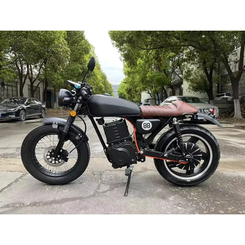 Luyuan The Latest New Energy Lithium Battery High Speed New Arrival Good Quality Fashion Model Retro Electric Motorcycle 2000W