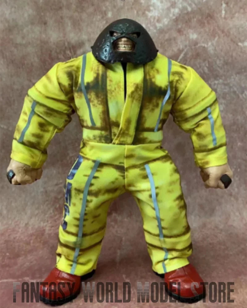 1/12 Scale Villain Tank Classic Yellow Long Sleeved Combat Uniform Coat Pants Making Old Version Fit 6" Male Action Figure Body