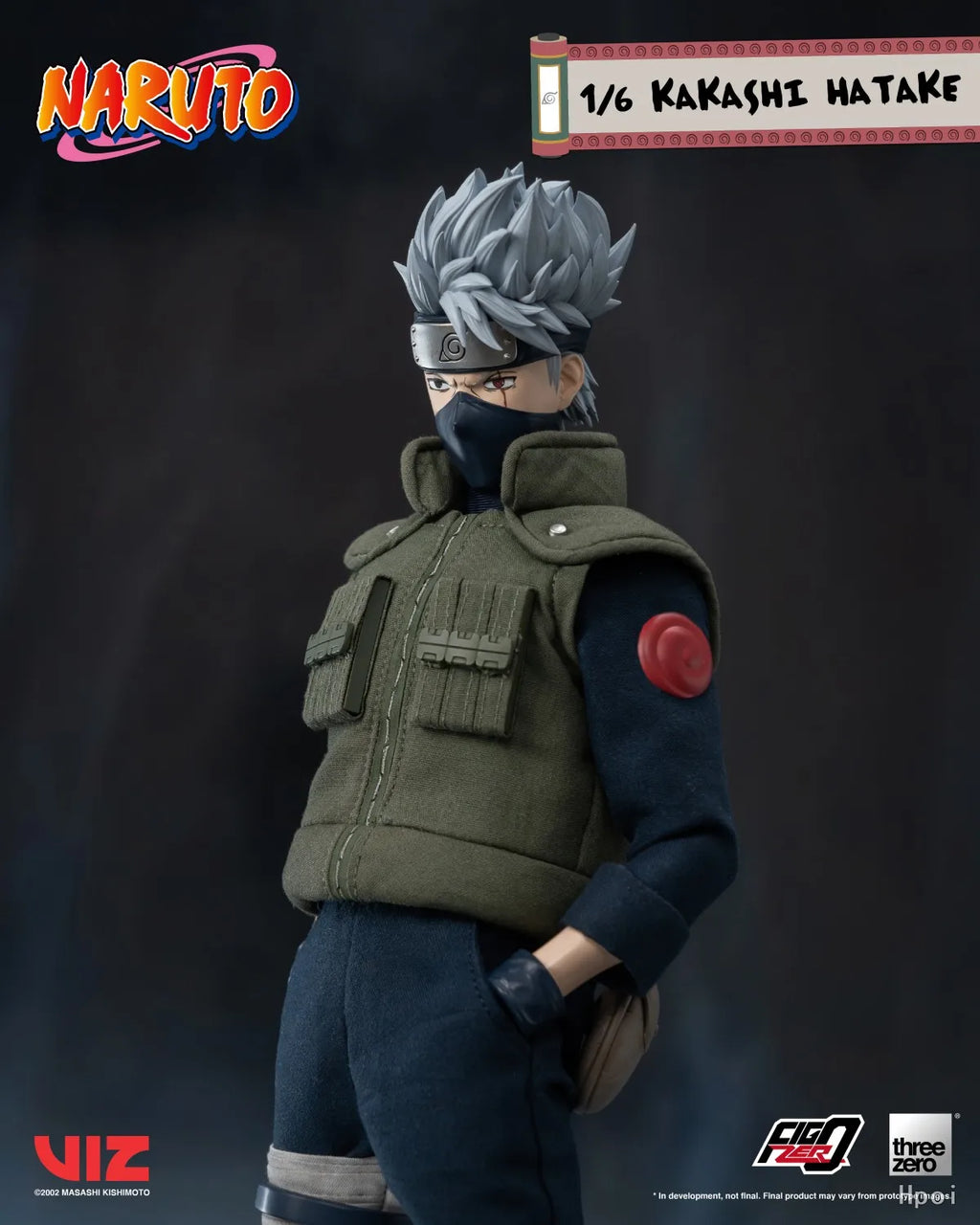Threezero Genuine FigZero Series Naruto Uzumaki Kakashi Hatake Uchiha Sasuke Japanese Anime 1/6 Scale Action Figures Model Toys