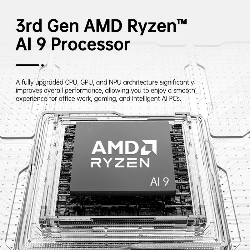 TOPC Mini PC Gamer Oculink AMD Ryzen AI 9 HX 370 365 7 PRO 360 USB4 2x2.5G 2xPCIe Desktop Gaming Computer NUC Windows11 WiFi6