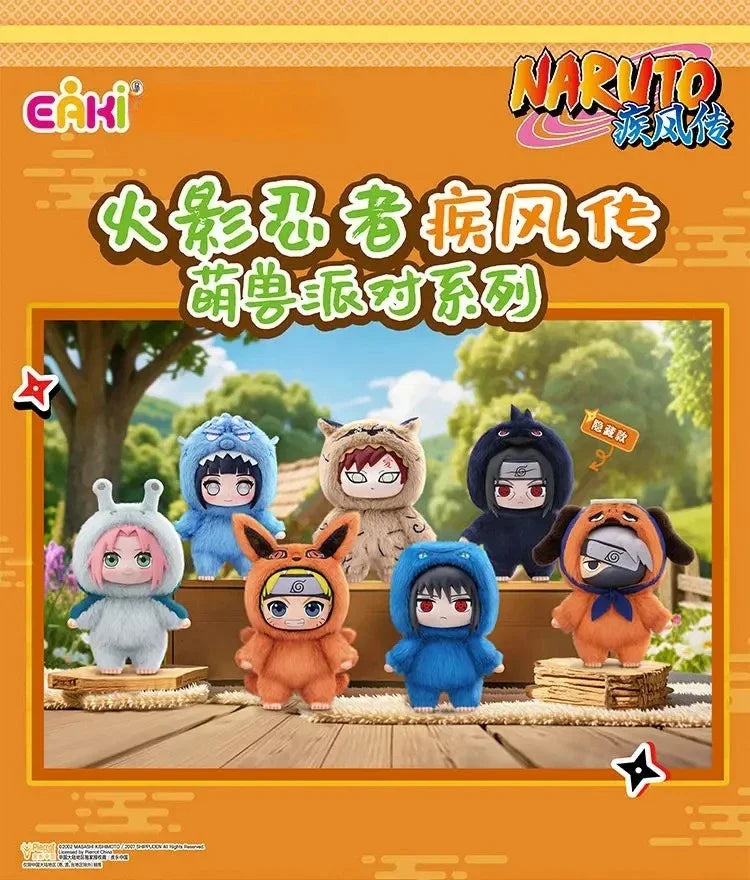 Hot Naruto Itachi Sasuke Kakashi Gaara Series Blind Box Trendy Toy Figure Plush Pendant Collection Birthday Present