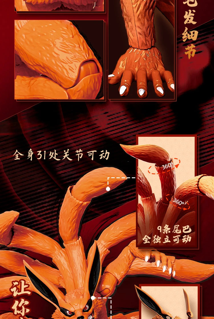 Blokees Naruto Action Figures Naruto Uzumaki Kurama Sasuke Uchiha Minato Namikaze Assembly Model Champion Class Anime Toys Gift