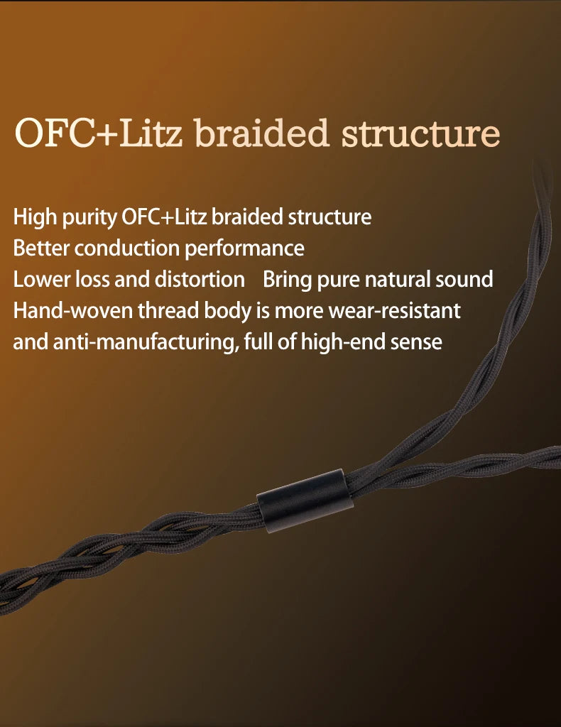 QIGOM Demon Saint 110MM Orthodynamic Planar HIFI Wired Headset Headphone with 3.5mm/4.4mm Replaceable OFC Liz Structural Cable