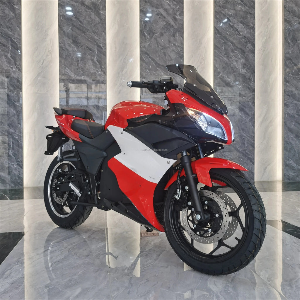 Strovan  Fast Speed 150kmh Electric Cruiser Road Motorcycle 72v60-120ah Lithium Sport Motorcycles