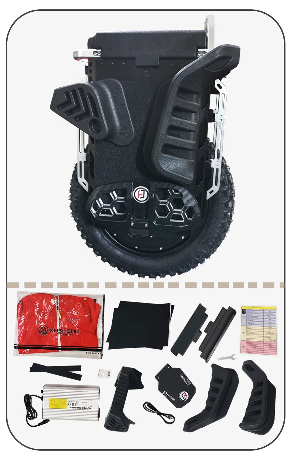 Begode EXTREME BULL Commander Mini 50E 50S Electric Unicycle 16inth 2400wh 134v 35kg EUC Wheel Super Endurance