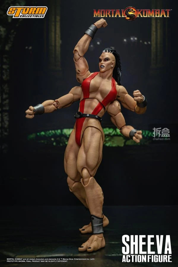 Storm Toys Genuine Mortal Kombat Series Sheeva Shao Kahn Fighting Game Collection Standard Version 1/12 Action Figures Model Toy