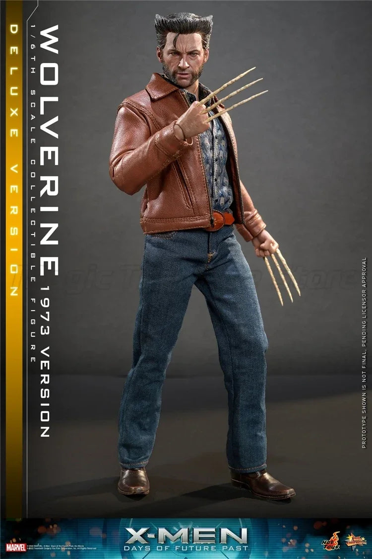 【MT】Hot Toys MMS660 Marvel  X-Men 1973 Version Wolverine Hugh Jackman Full Set Model 12In Soldier 1/6 Action Figure Movable