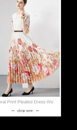 Women Casual Midi Shirt Dress Long Sleeve New Comings Fashion Design Cartoon Print Lady Streetwear Flower Vestidos Large Size