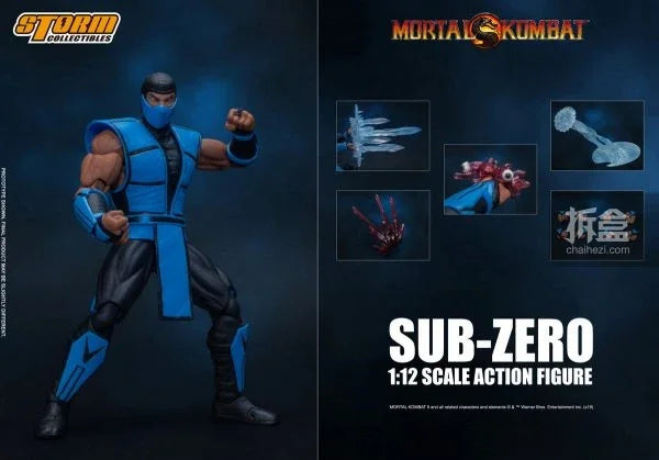 Storm Toys Genuine Mortal Kombat Series Fire Dragon Sub-Zero Motaro Lu Kang Goro Fighting Game 1/12 Action Figures Model Toys