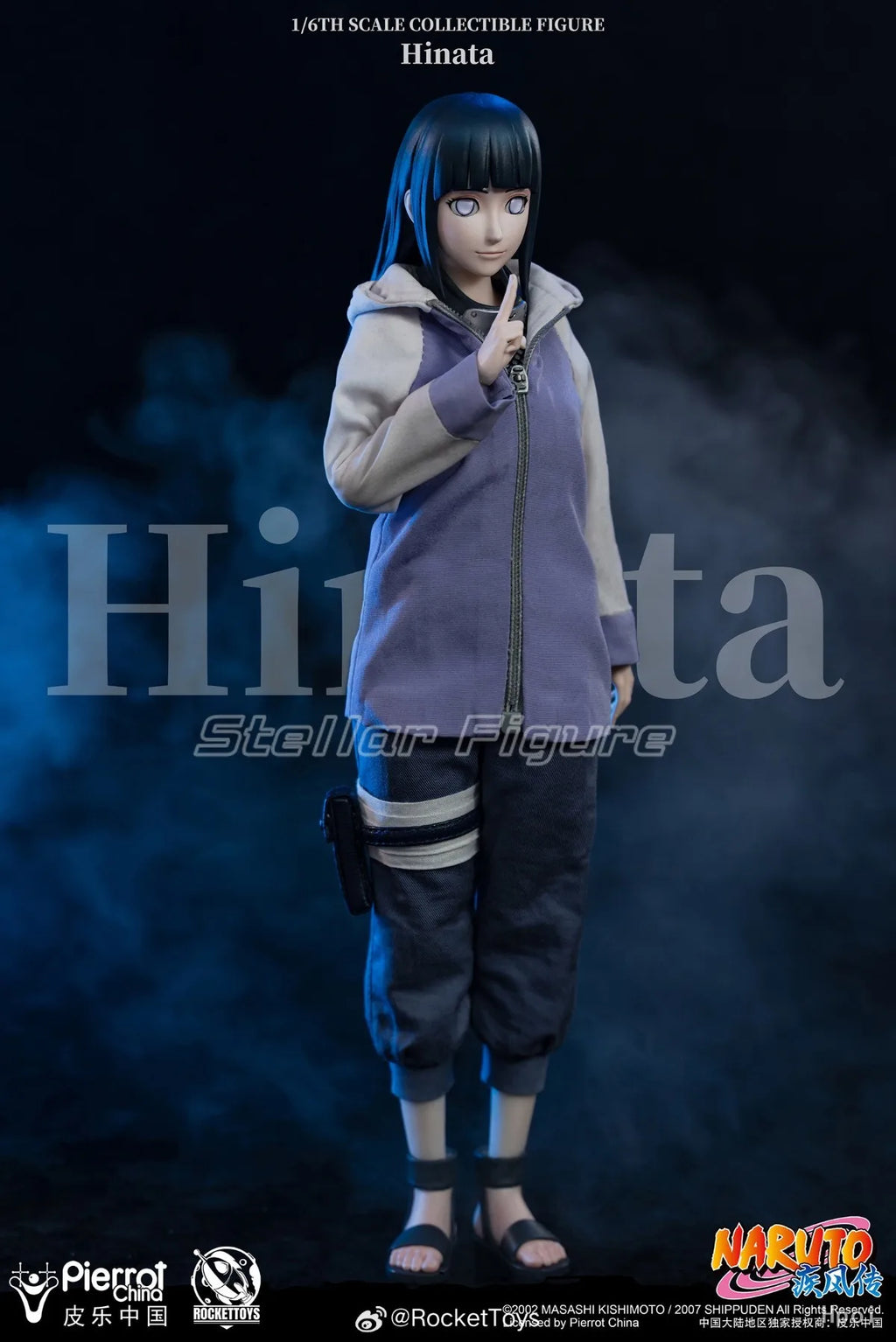 【SF】In Stock RocketToys NARUTO Shippuden Hyuuga Hinata 1/6 Scale Collection Model Figures Anime