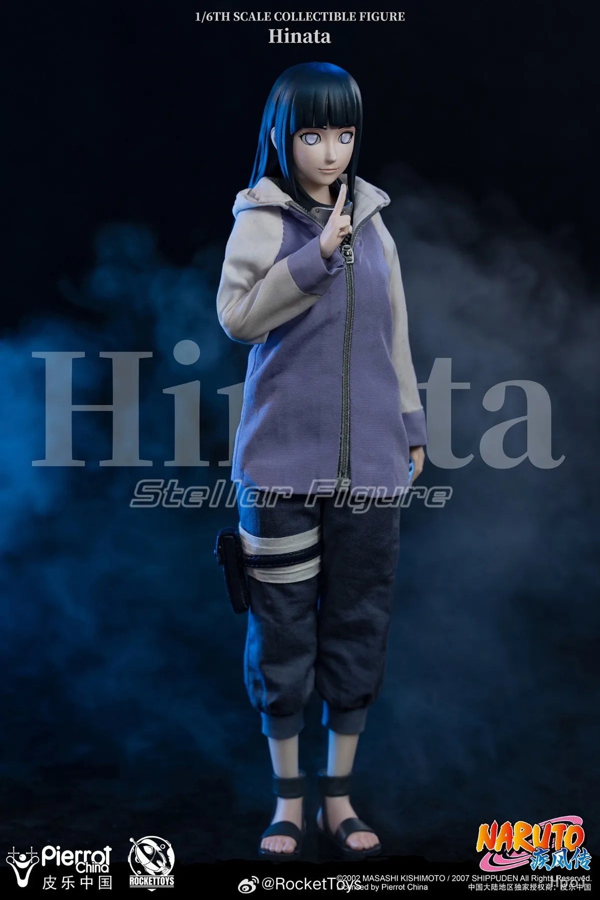 【SF】In Stock RocketToys NARUTO Shippuden Hyuuga Hinata 1/6 Scale Collection Model Figures Anime