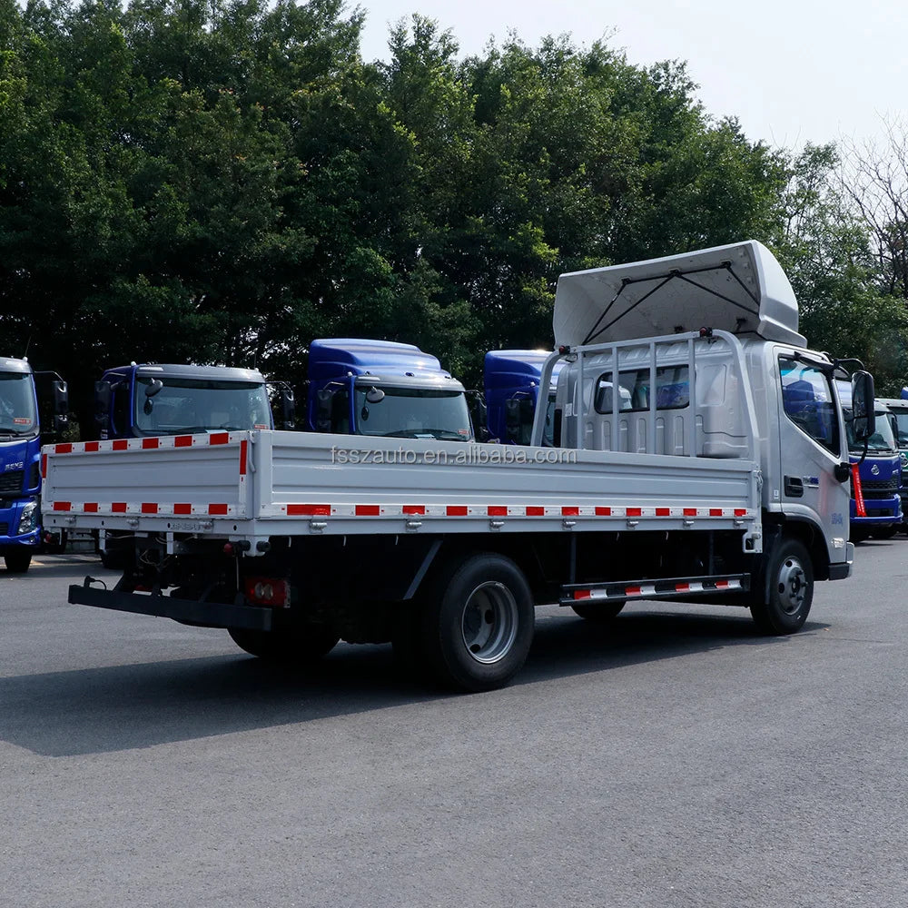 Electric Truck 5 Tons Freight Truck Customize Flatbed Truck CATL 100.46kWh Battery Electric Vehicles for Sale