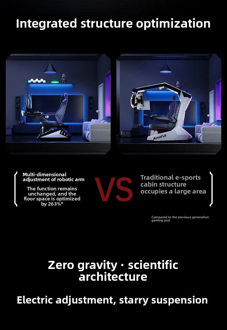 Gaming Office Ergonomic Chair E-sports Pod E-sports Warehouse Cockpit Space Cabin Desk Computer Armchair Silla Ergonomica Chairs