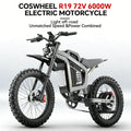 SLDBK R19 Electric Bike High Power 6000W Adult Electric Motorcycle 72V40Ah Battery Off-Road E-bike Use 85kmh Mountain Dirt EBike