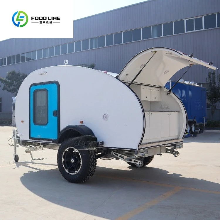 Custom Motorhome Caravans RV Travel Trailer Teardrop Camp Trailer Caravan Mobile Home Mini Camper Van for Sale Malaysia