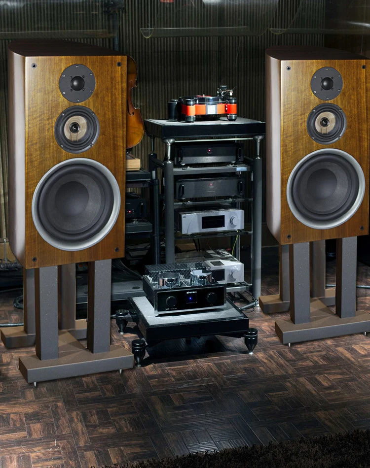 YYAUDIO 10 Inch 8Ohm High Low Speaker Bass Tweeter Hifi Bookshelf Speaker Professional Sound Floor speaker Box
