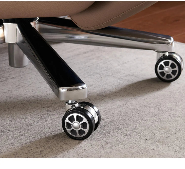Heating Massage Office Chairs Ventilation Leather Relaxing Portable Desk Chair Recliner Nordic Comfy Silla Home Office