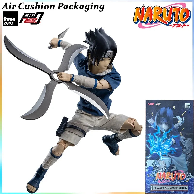 Threezero Genuine FigZero Series Naruto Uzumaki Kakashi Hatake Uchiha Sasuke Japanese Anime 1/6 Scale Action Figures Model Toys