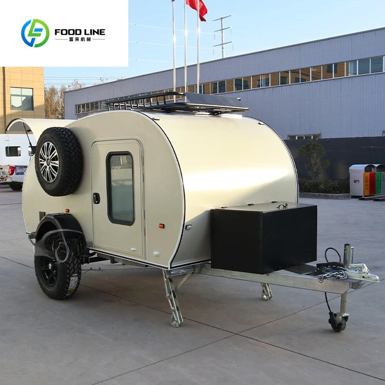 Small Car House Off-road Camping Teardrop  Travel Trailer Caravan Motorhome Camper Van Mini RV Caravan for Sale Malaysia