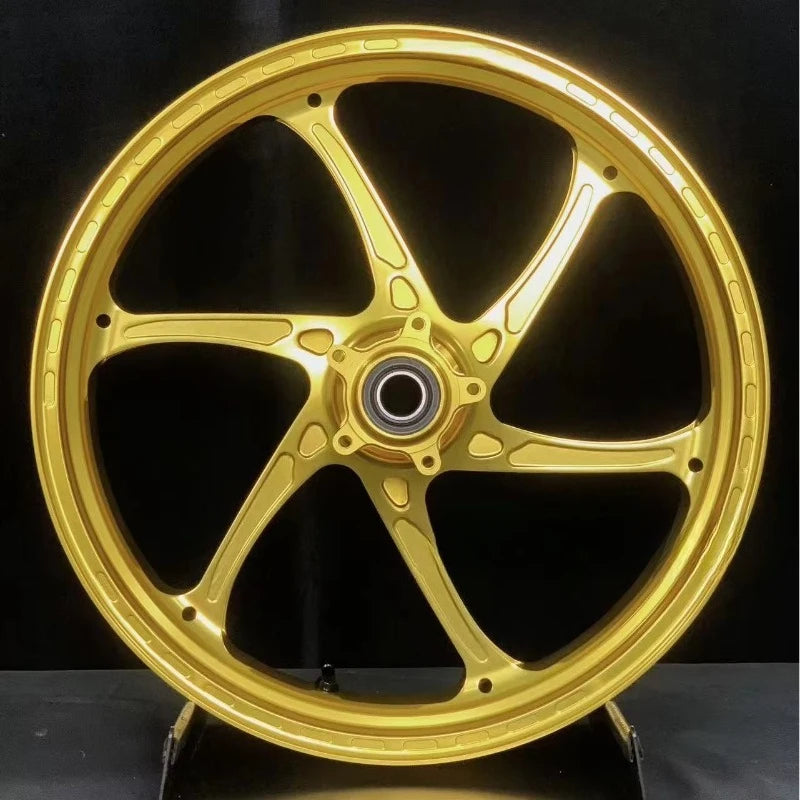 Custom Forged 17 Inch Anodized Aluminum Motorcycle Rims - For Multistrada V4