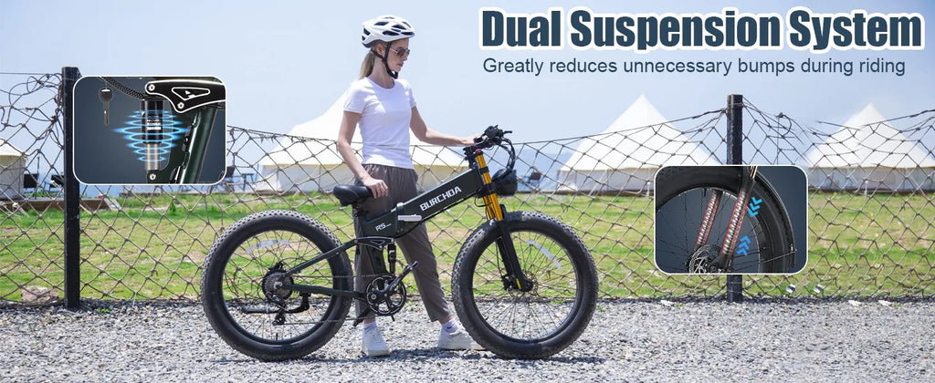 26" Electric Bike 1000W E-Bike For Adults 48V 20AH Bicycle  28mph Fat Tyre US