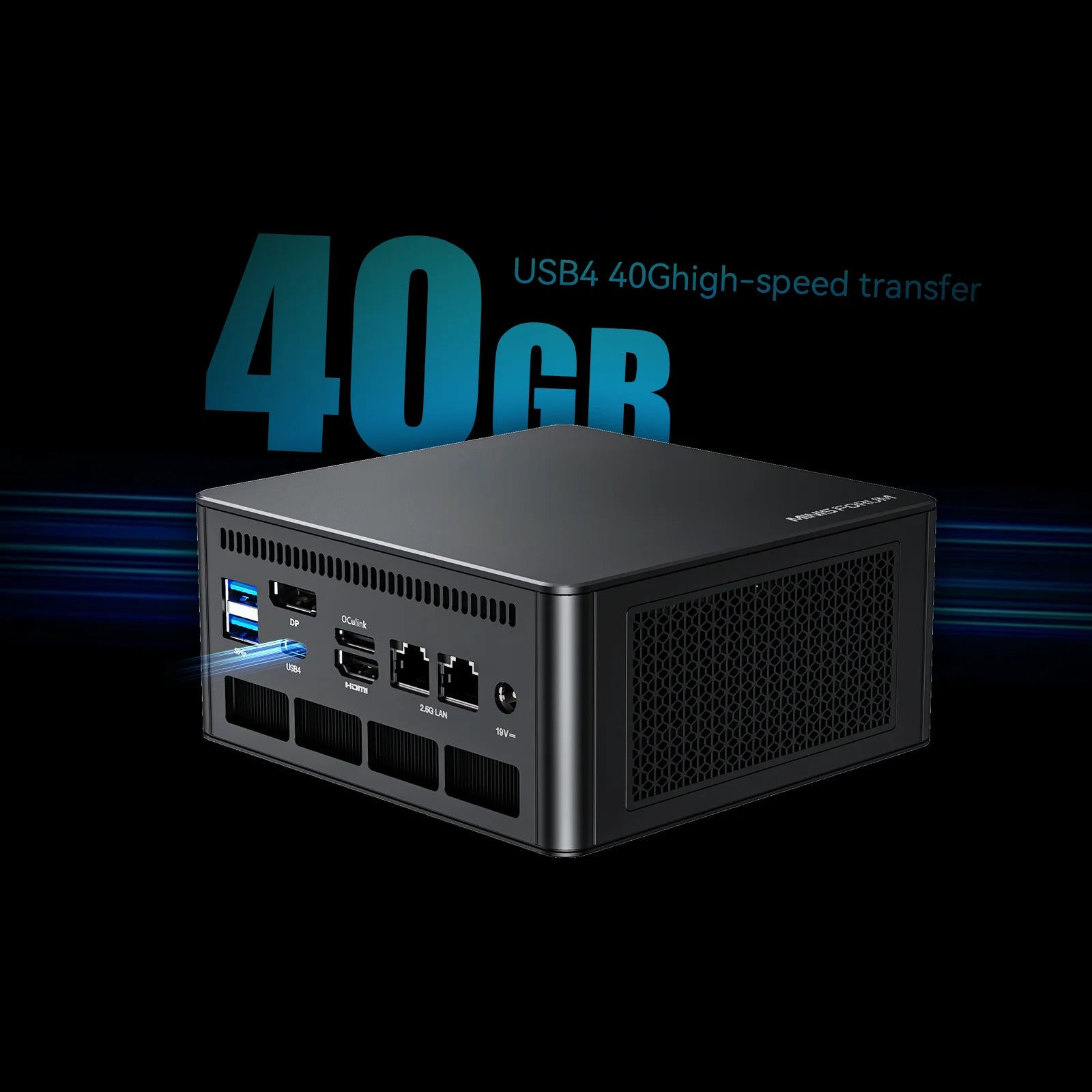 MINISFORUM UM890 UM880  UM790 Pro XTX Gaming PC Ryzen 9 7940HS 8945HS 2*DDR5 5600MHz 2*PCIE WiFi6 Win11 Desktop Computer Mini PC