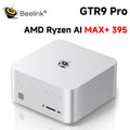 Beelink GTR9 Pro AI Mini PC AMD Ryzen AI MAX+ 395 LPDDR5X 128GB 8000MT/s 2TB SSD 140W Ultra 10GbE LAN WiFi7 BT5.4 Fingerprint