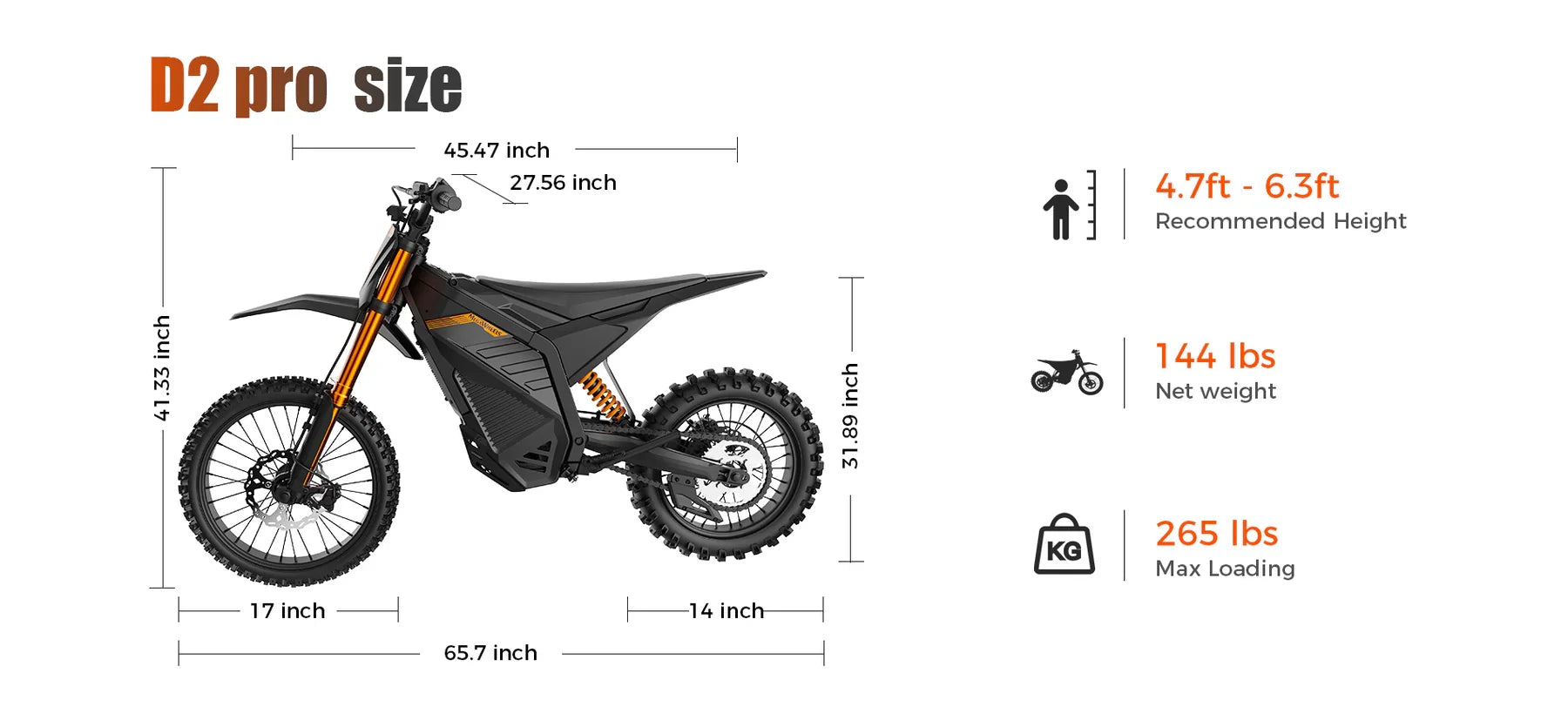 6000W PEAK ELECTRIC DIRT BIKE 60V 30AH OFF-ROAD BICYCLES 50MPH E-BIKE FOR ADULTS