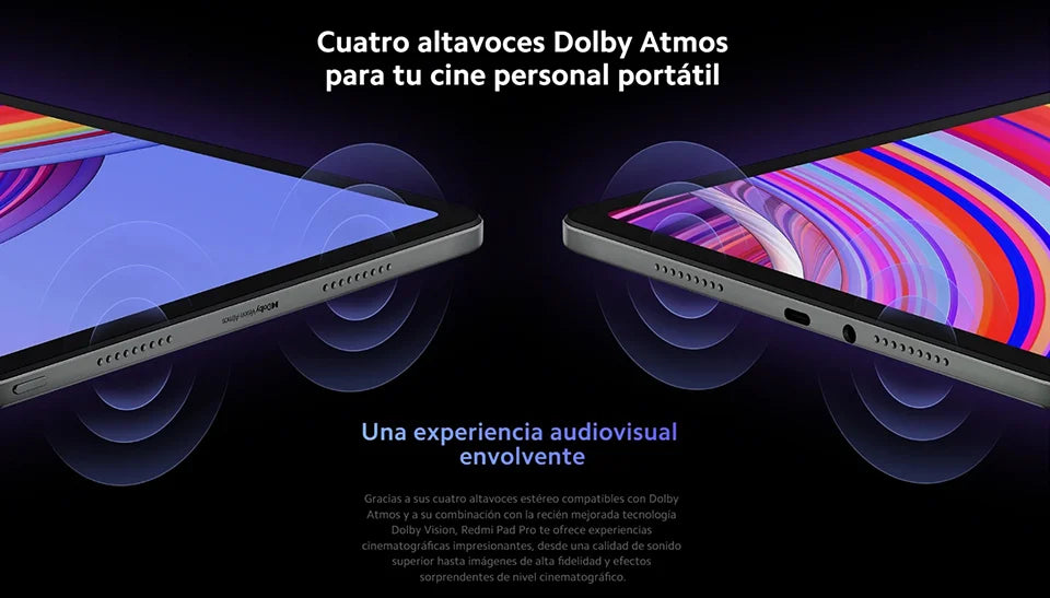 Xiaomi Redmi Pad Pro,12.1",120Hz,8 MP Camera,10000 mAh,33 W Charging,Four Speakers, Dolby Atmos