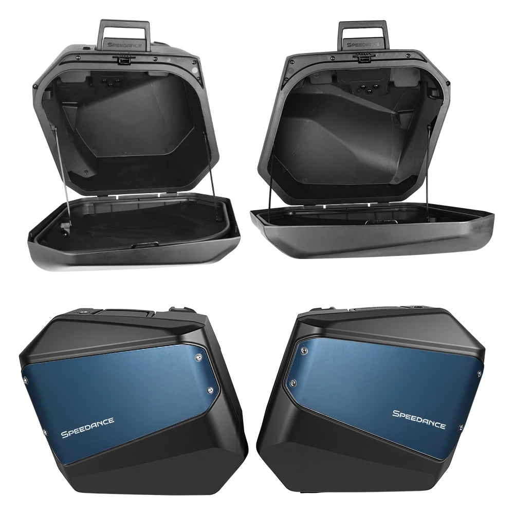 Suitable for Honda Forza 750, motorcycle side cases, quick-release & quick-install, OEM mold, no-drill & damage-free installatio