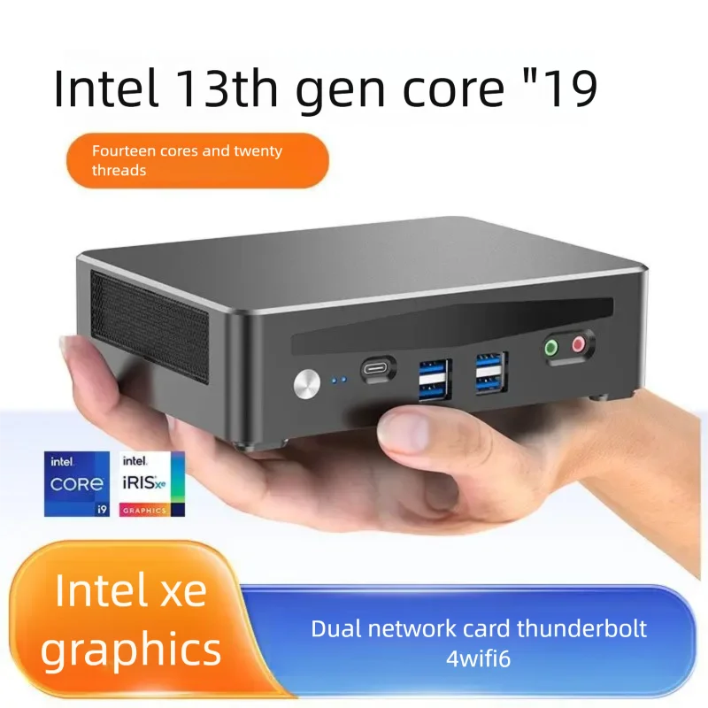 Intel 13th Gen Core I9 Mini PC Portable Desktop Computer with Thunderbolt 4 Dual Network for Home Gaming And Office Use