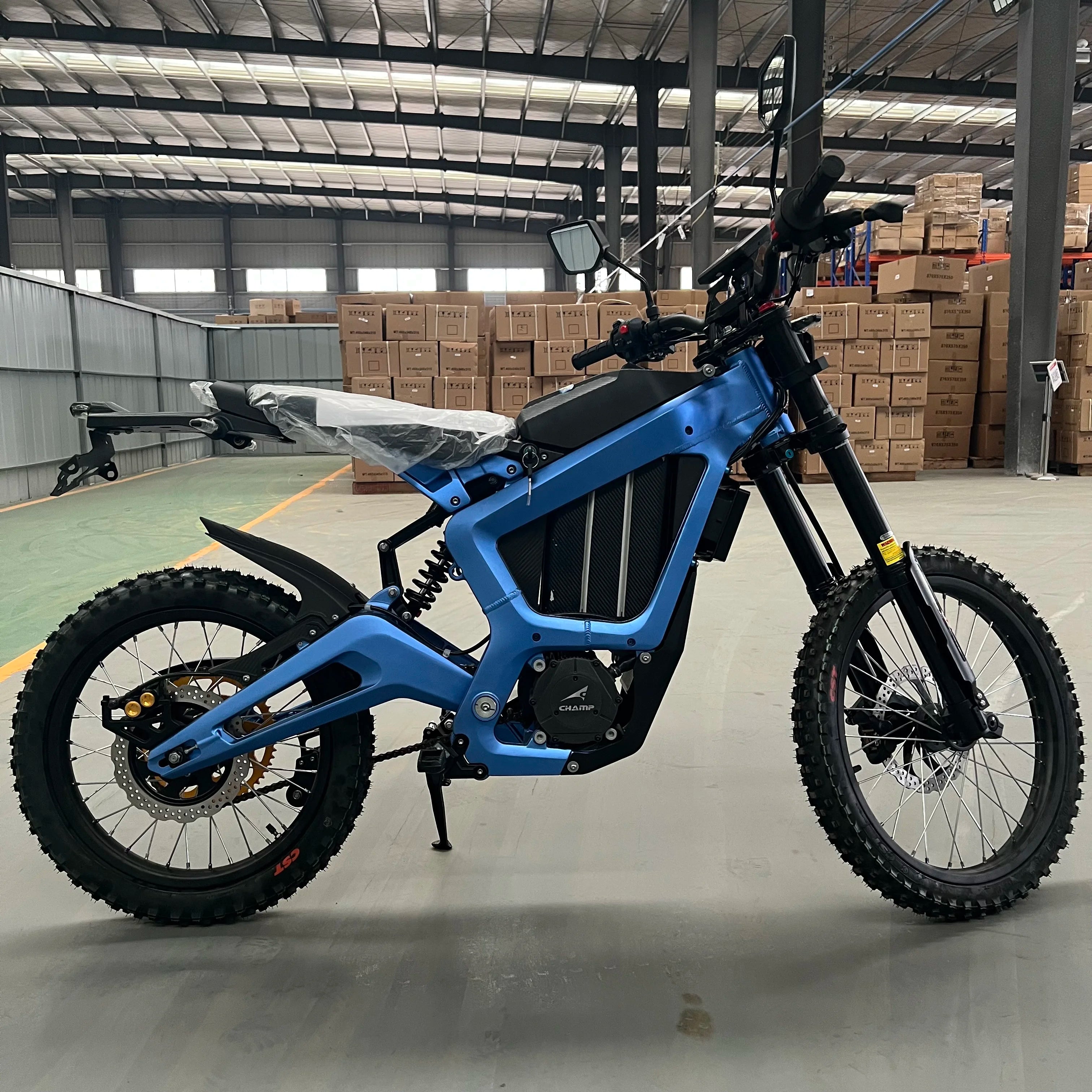 72V 40Ah 7500W 100km/h Speed Road Legal Off-road All Terrain Dirt Bike Electric Motorbike