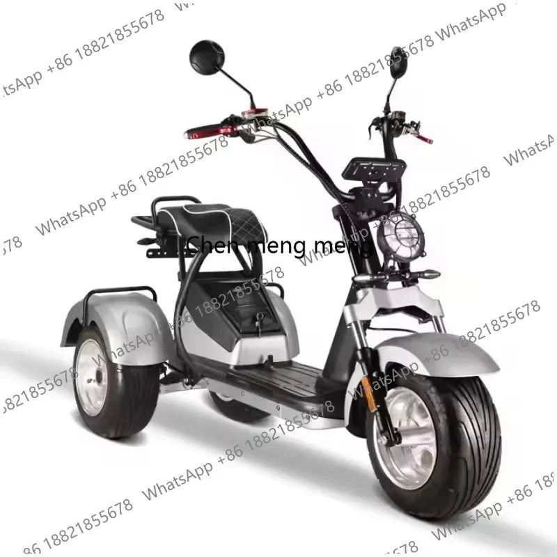 D185 Clark is hot selling Modern Style Fat Tire 60v Golf  Adult 3 Wheel Electric  Tricycle Citycoco with Pedals