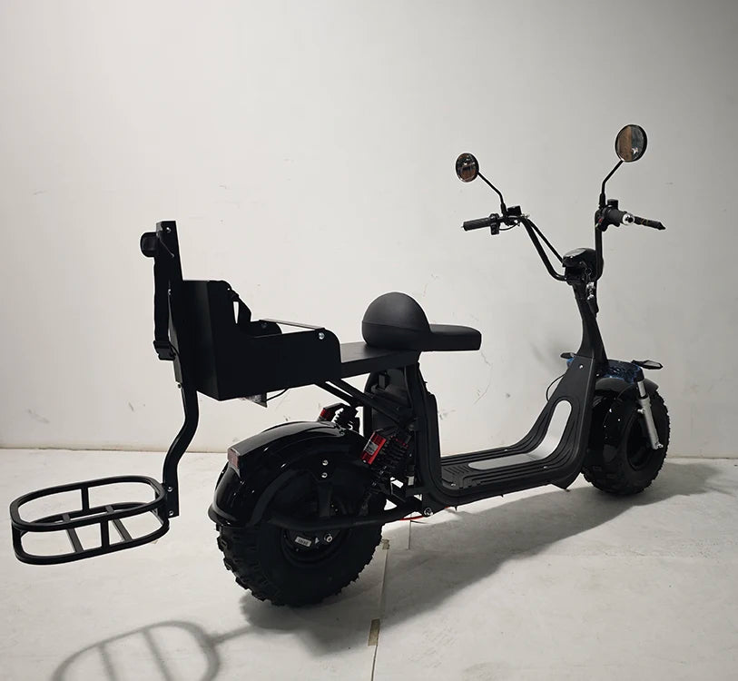 ZAIQU  Citycoco Removable Battery Electric Scooter Golf Bag 2 Wheel Fat Tire Electric Scooters Powerful Adult 1500w 2000w E Scoo