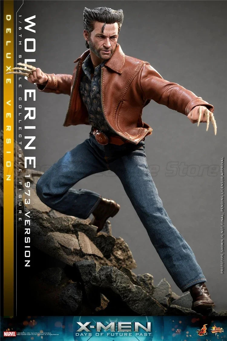【MT】Hot Toys MMS660 Marvel  X-Men 1973 Version Wolverine Hugh Jackman Full Set Model 12In Soldier 1/6 Action Figure Movable