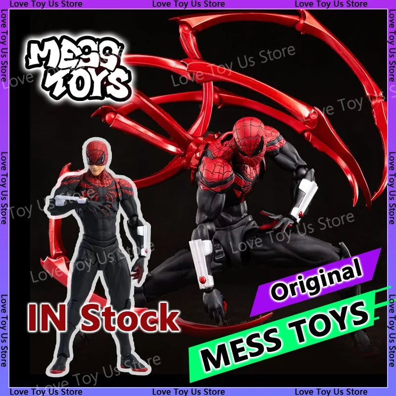 Original Mess Toys Superior Spider Man Doctor Octopus Peter Parker Messtoys Spiderman Neighbor Anime Action Figure Gifts Toys