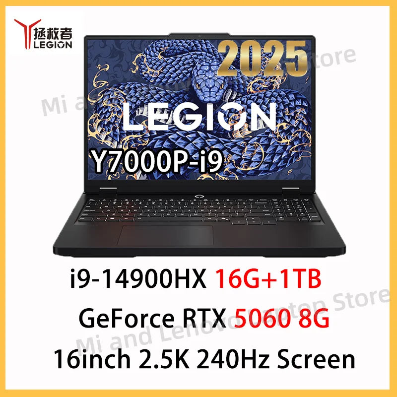 Lenovo LEGION Y7000P 2025 i9-14900HX RTX5060 8GB 16GB/32GB+1TB 16" 2.5K 240Hz