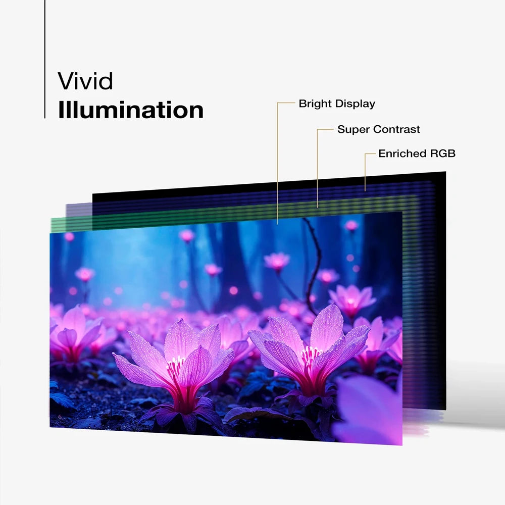 Shenbo 85" 4K UHD Smart TV 144Hz Frameless Android TV WiFi for Gaming Streaming Home Cinema Hotel Television Pro