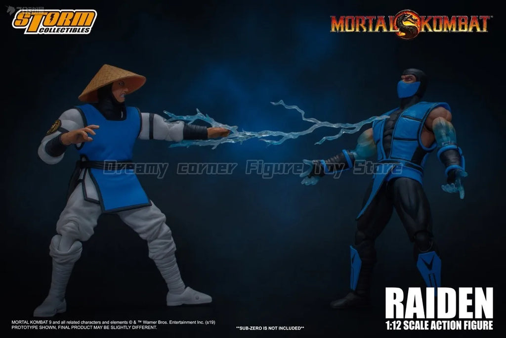【In Stock】Original STORM COLLECTIBLES Mortal Kombat Series RAIDEN 1/12 Action Figure Toy Model Gift