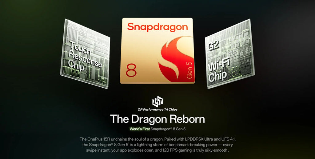 World Premiere OnePlus 15R Global Version Smartphone Snapdragon 8 Gen 5 7400mAh Battery 165Hz Display IP68 IP69