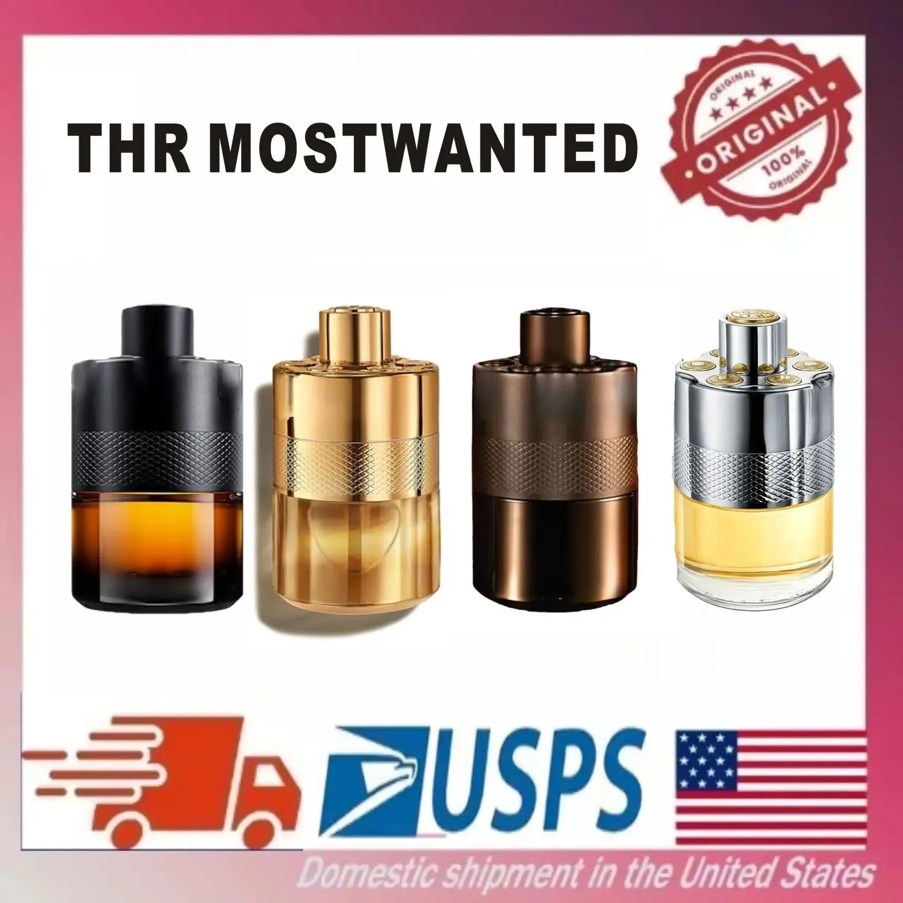 Wanted Eau de Toilette - Vibrant & Irresistible Mens Cologne - Woody, Citrus & Spicy Fragrance - Fresh Notes of Cardamom Azzaros