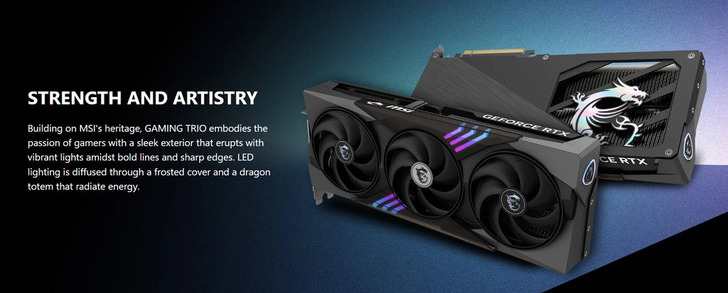 GeForce RTX 5080 16G GAMING TRIO  OC WHITE G5090-32GTC 32GB GDDR7 512-bit PCIe 5.0 Desktop Graphics Card