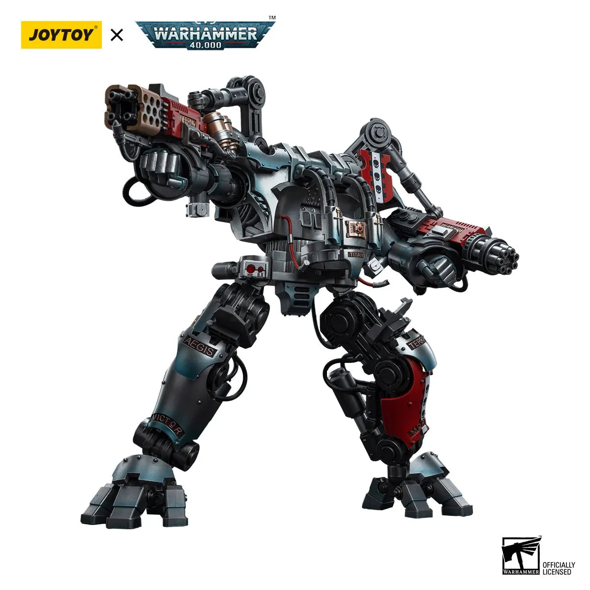 JOYTOY Warhammer40k 1/18 Action Figure Mecha Grey Knight Nemesis Dreadknight Anime Figures Toys Model Gift