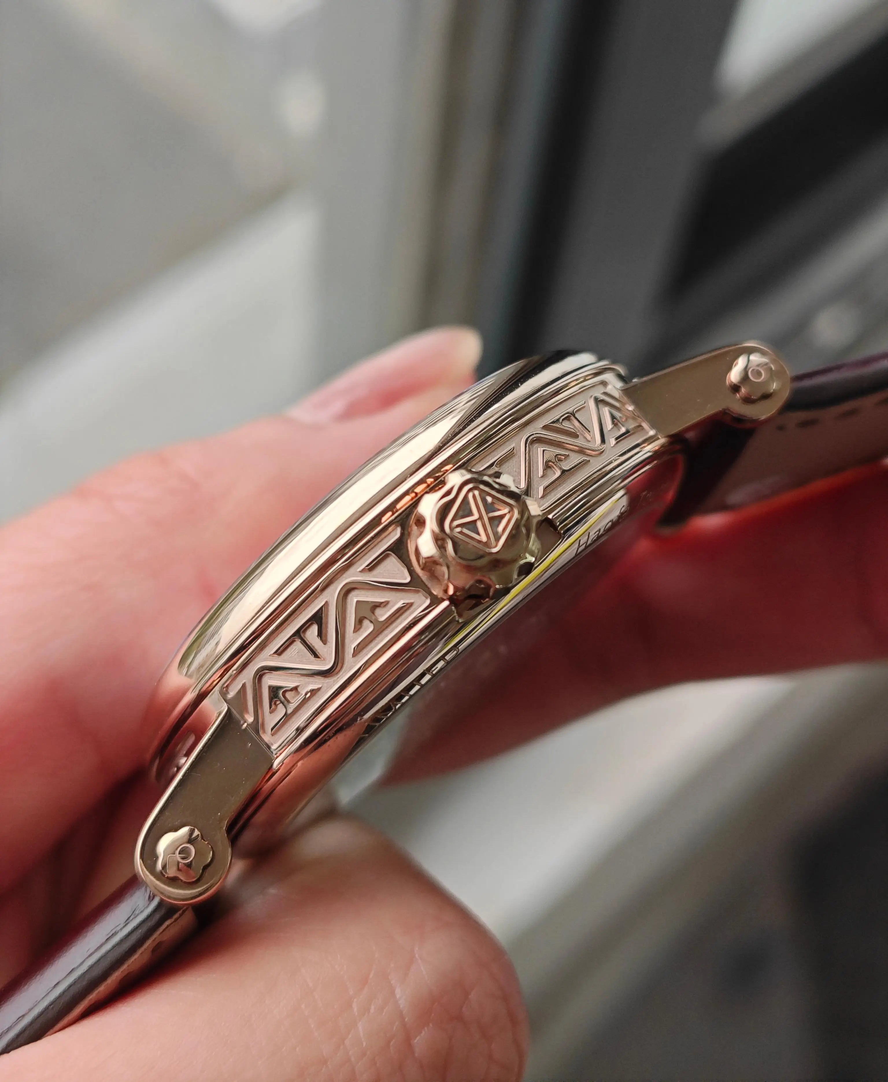Haofa Tourbillon Watch for Men CNC Classical Texture Engraving Sapphire Manual Skeleton Movement Mechancial Watch Business 1602