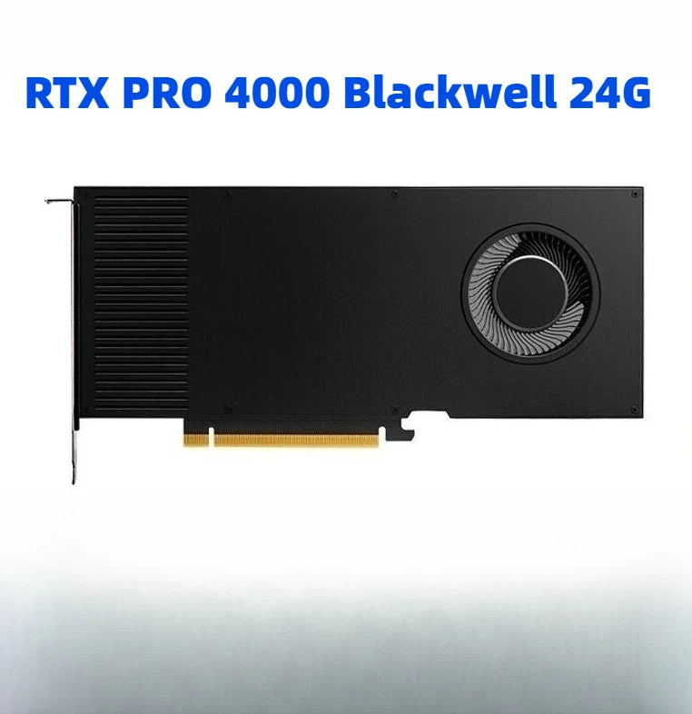 RTX PRO 4000 Blackwell discrete graphics card 24G modeling rendering clips professional graphics