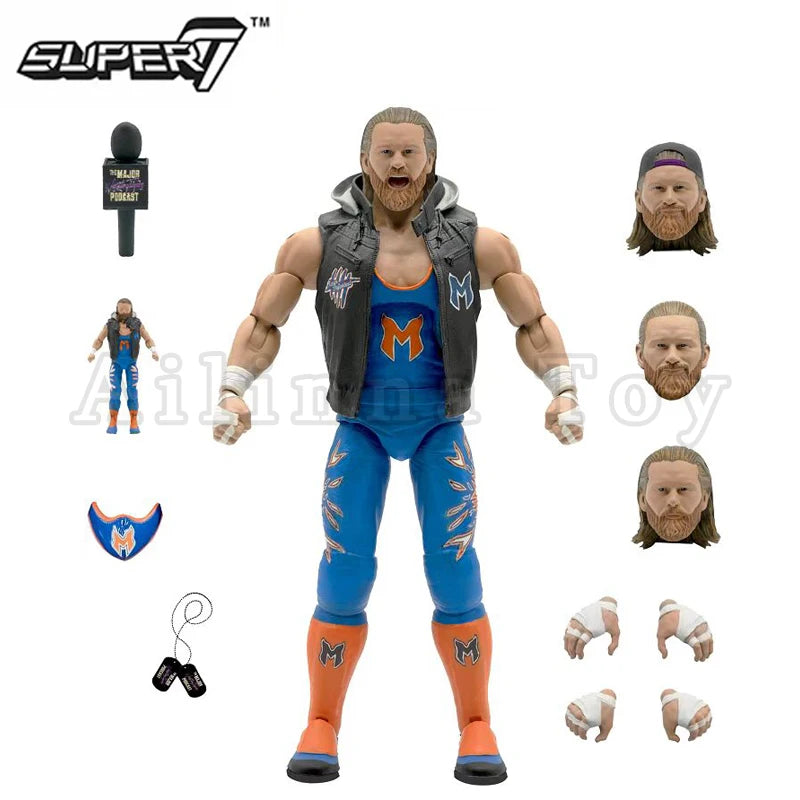 7inches Super7 Action Figure WWE Ultimates Brian Myers Anime Model For Gift