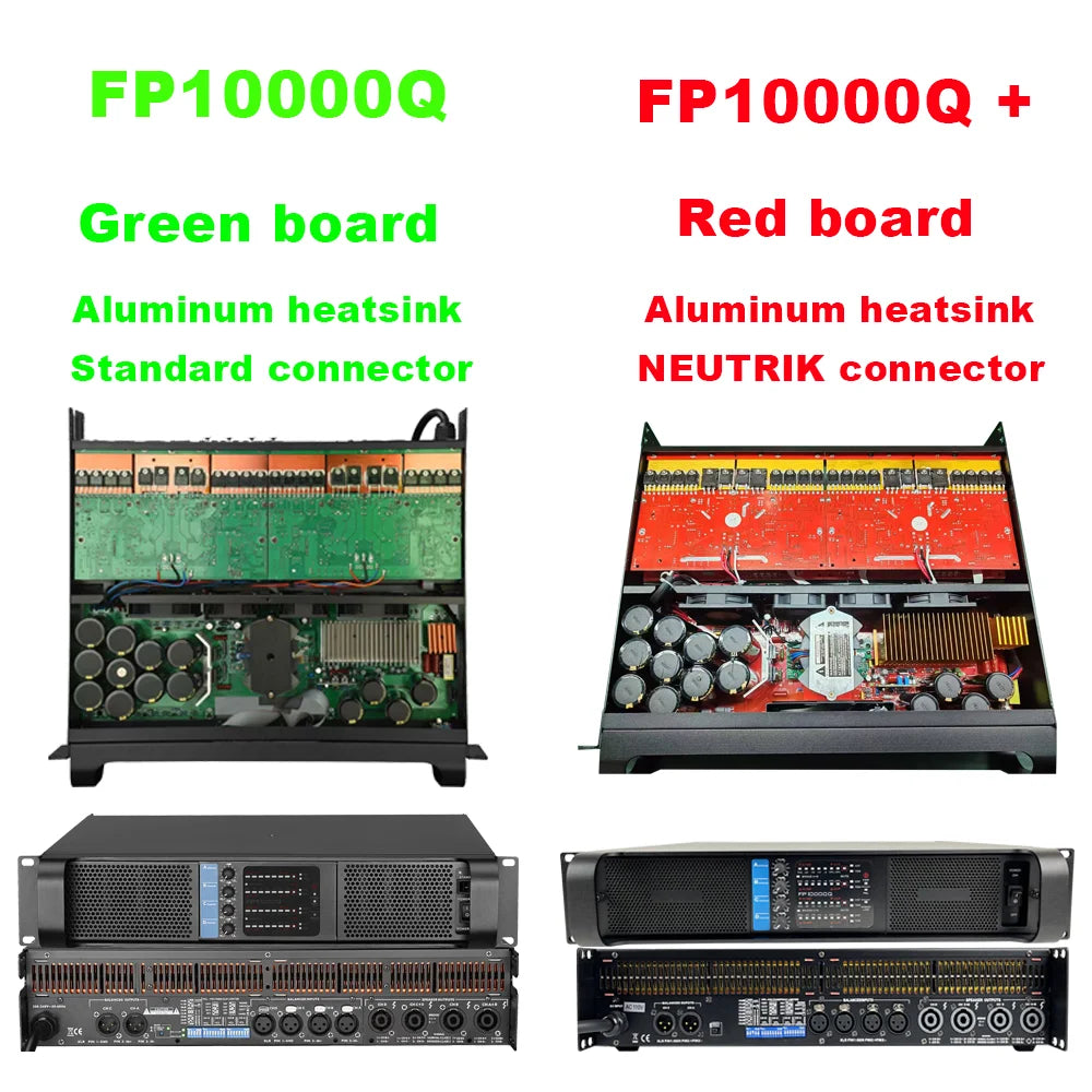 FP10000Q/FP20000Q Professional Audio Power Amplifier 2 Ohm Stable 4 Channels Class TD Amp 4x1350W 10000 Watts ON-Semi Live Show