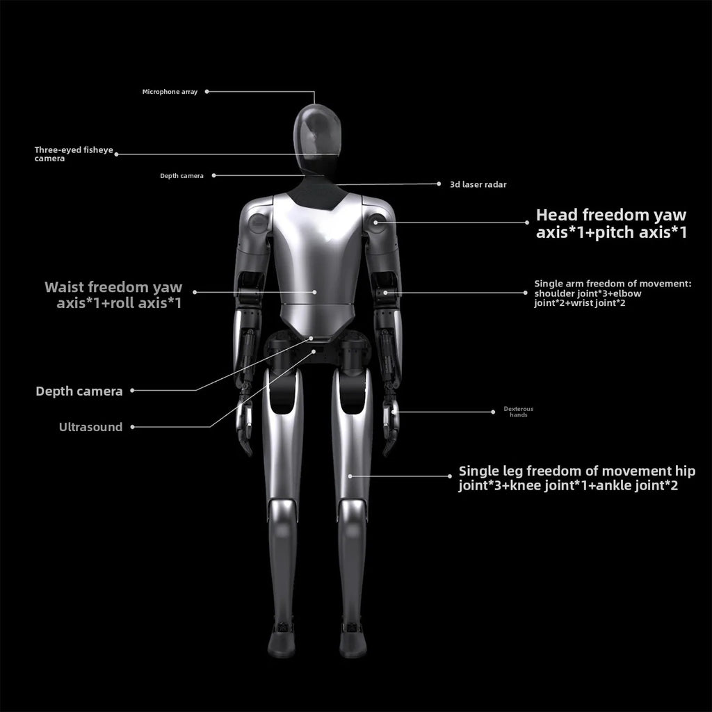 Agent humanoid robot, event performance walking stunts